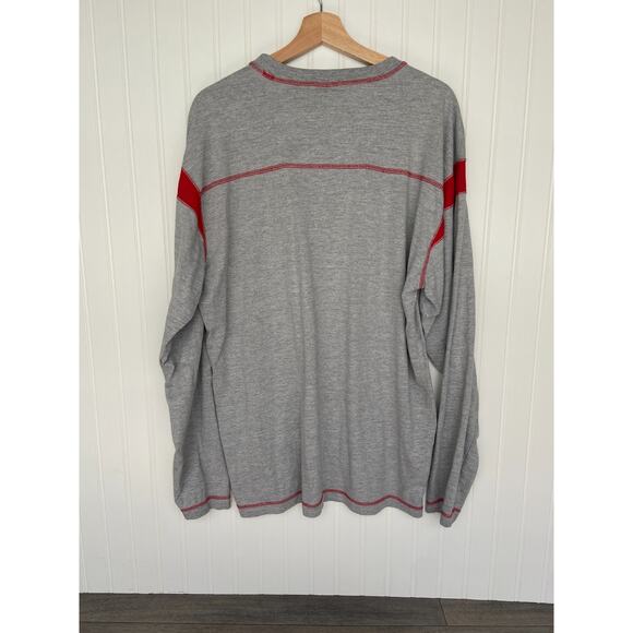 Vintage Iowa State Long Sleeve Shirt Men's Large, Gray Embroidered Logo, 90's - Picture 4 of 4